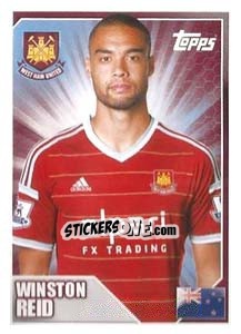 Sticker Winston Reid - Premier League Inglese 2014-2015 - Topps