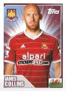 Sticker James Collins - Premier League Inglese 2014-2015 n. 528 - Topps