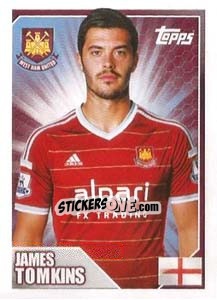 Figurina James Tomkins - Premier League Inglese 2014-2015 - Topps