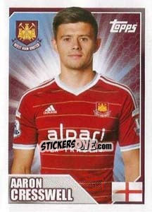 Sticker Aaron Cresswell - Premier League Inglese 2014-2015 - Topps