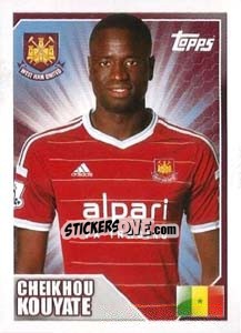 Sticker Cheikhou Kouyaté - Premier League Inglese 2014-2015 - Topps