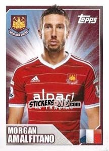 Cromo Morgan Amalfitano - Premier League Inglese 2014-2015 n. 536 - Topps