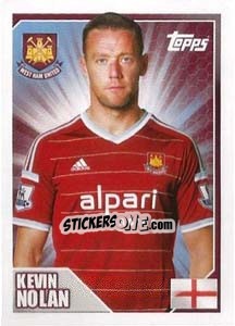 Sticker Kevin Nolan - Premier League Inglese 2014-2015 - Topps