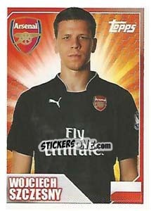 Sticker Wojciech Szczęsny - Premier League Inglese 2014-2015 n. 9 - Topps