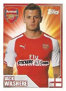 Sticker Jack Wilshere - Premier League Inglese 2014-2015 n. 17 - Topps