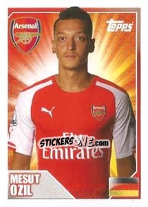 Sticker Mesut Özil - Premier League Inglese 2014-2015 n. 18 - Topps
