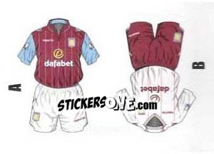 Sticker Home/Away Kit (30A, 30B) - Premier League Inglese 2014-2015 n. 30 - Topps
