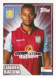 Sticker Leandro Bacuna - Premier League Inglese 2014-2015 n. 41 - Topps