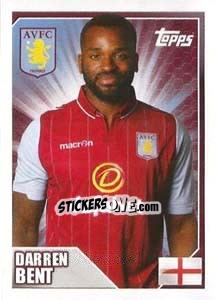 Sticker Darren Bent - Premier League Inglese 2014-2015 n. 46 - Topps