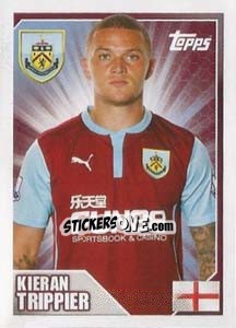 Sticker Kieran Trippier - Premier League Inglese 2014-2015 n. 58 - Topps