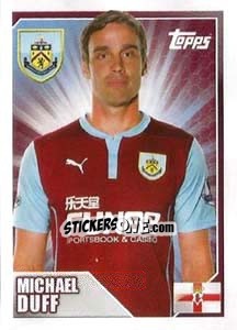 Sticker Michael Duff - Premier League Inglese 2014-2015 n. 60 - Topps