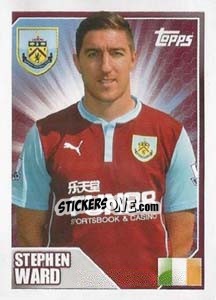 Sticker Stephen Ward - Premier League Inglese 2014-2015 n. 63 - Topps