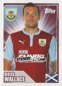 Figurina Ross Wallace - Premier League Inglese 2014-2015 - Topps