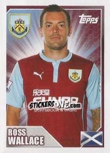 Sticker Ross Wallace - Premier League Inglese 2014-2015 n. 66 - Topps