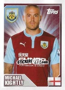 Figurina Michael Kightly - Premier League Inglese 2014-2015 - Topps