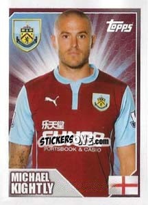 Sticker Michael Kightly - Premier League Inglese 2014-2015 - Topps