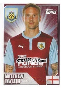 Sticker Matthew Taylor - Premier League Inglese 2014-2015 - Topps