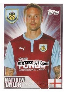 Sticker Matthew Taylor - Premier League Inglese 2014-2015 n. 68 - Topps