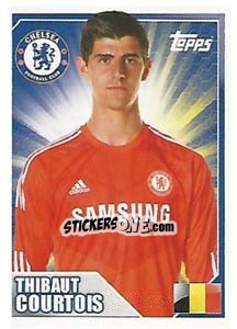 Sticker Thibaut Courtois - Premier League Inglese 2014-2015 n. 81 - Topps