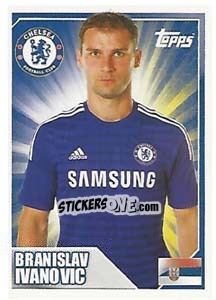 Sticker Branislav Ivanovic - Premier League Inglese 2014-2015 n. 82 - Topps