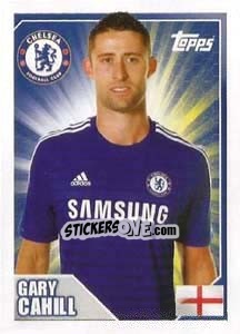 Sticker Gary Cahill - Premier League Inglese 2014-2015 n. 84 - Topps