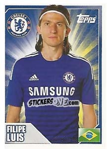 Sticker Filipe Luís - Premier League Inglese 2014-2015 n. 86 - Topps