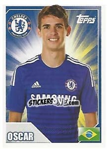 Cromo Oscar - Premier League Inglese 2014-2015 - Topps