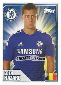 Sticker Eden Hazard - Premier League Inglese 2014-2015 n. 93 - Topps
