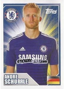 Sticker André Schürrle - Premier League Inglese 2014-2015 - Topps