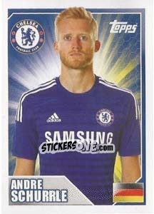 Sticker André Schürrle - Premier League Inglese 2014-2015 n. 94 - Topps