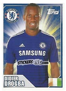 Sticker Didier Drogba - Premier League Inglese 2014-2015 n. 97 - Topps
