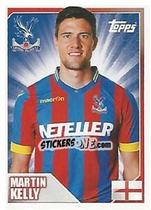 Cromo Martin Kelly - Premier League Inglese 2014-2015 n. 106 - Topps