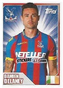 Figurina Damien Delaney - Premier League Inglese 2014-2015 - Topps