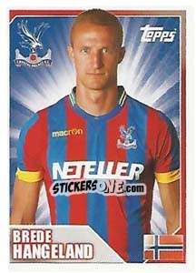 Sticker Brede Hangeland - Premier League Inglese 2014-2015 - Topps