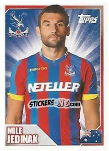 Sticker Mile Jedinak - Premier League Inglese 2014-2015 n. 114 - Topps