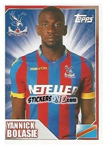 Sticker Yannick Bolasie - Premier League Inglese 2014-2015 n. 115 - Topps