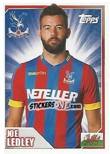 Sticker Joe Ledley - Premier League Inglese 2014-2015 n. 116 - Topps