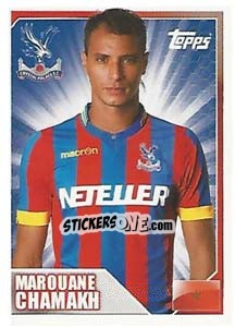 Figurina Marouane Chamakh - Premier League Inglese 2014-2015 - Topps