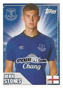 Sticker John Stones - Premier League Inglese 2014-2015 n. 131 - Topps