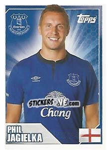 Sticker Phil Jagielka - Premier League Inglese 2014-2015 n. 133 - Topps