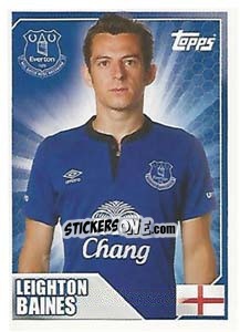 Sticker Leighton Baines - Premier League Inglese 2014-2015 n. 134 - Topps