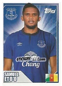 Cromo Samuel Eto'o - Premier League Inglese 2014-2015 - Topps