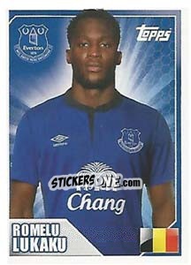 Sticker Romelu Lukaku - Premier League Inglese 2014-2015 n. 143 - Topps