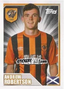 Sticker Andrew Robertson - Premier League Inglese 2014-2015 n. 159 - Topps