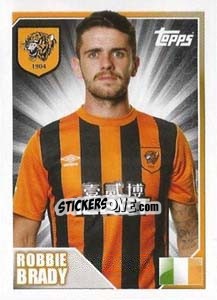 Sticker Robbie Brady - Premier League Inglese 2014-2015 n. 165 - Topps