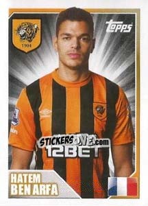 Sticker Hatem Ben Arfa - Premier League Inglese 2014-2015 n. 166 - Topps