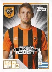 Sticker Gastón Ramírez - Premier League Inglese 2014-2015 n. 167 - Topps