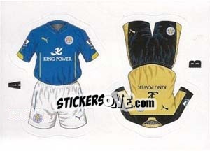 Sticker Home/Away Kit (174A, 174B) - Premier League Inglese 2014-2015 n. 174 - Topps