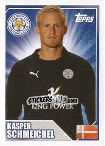 Sticker Kasper Schmeichel - Premier League Inglese 2014-2015 n. 177 - Topps