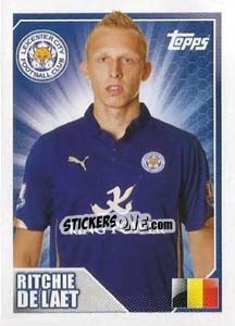 Sticker Ritchie De Laet - Premier League Inglese 2014-2015 n. 178 - Topps